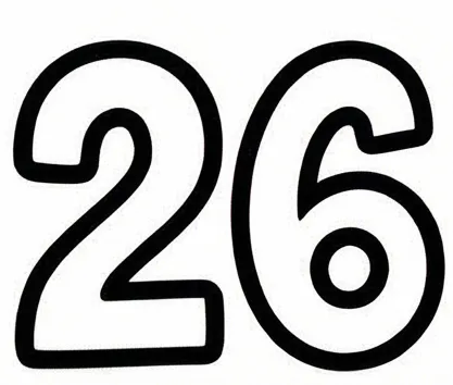 the logo for the 26 year anniversary celebration.webp